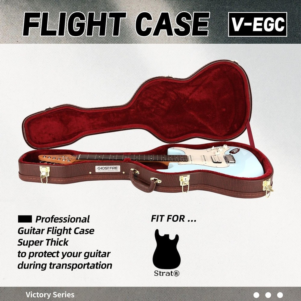 Hard-Shell Cases Electric Guitars Case Super thick fit ST