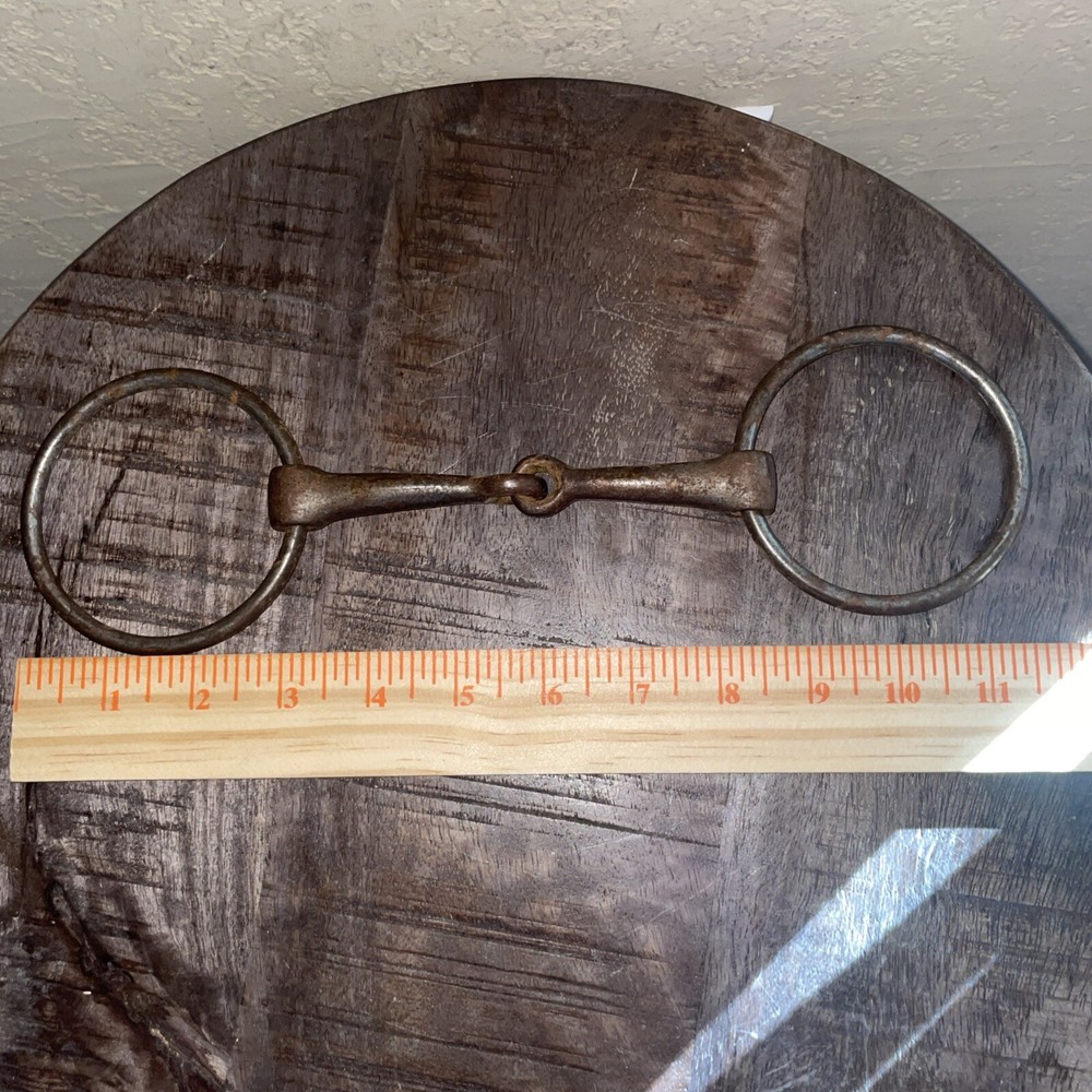 Vintage Single Joint Eggbutt Horse Bit