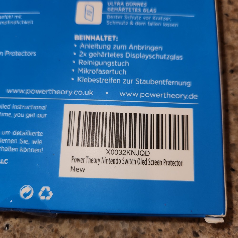 3 2-Pack New Nintendo Switch OLED 9H Hardness HD Tempered Glass Screen Protector