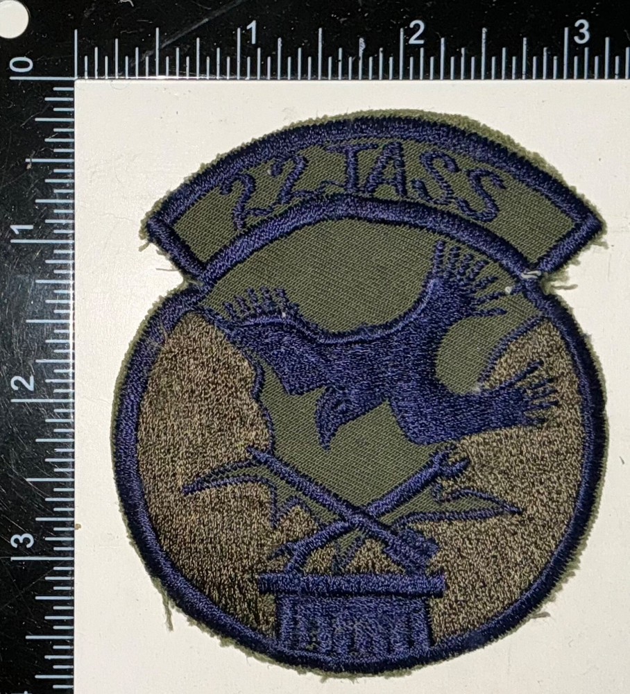 USAF Air Force 22nd TASS Tactical Air Support Squadron SUBDUED Thai Made ? Patch
