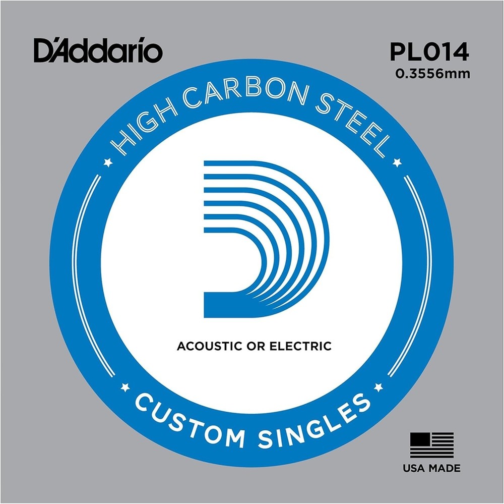 .014 Gauge Phosphor Bronze Guitar String - Reliable Replacement from D'Addario