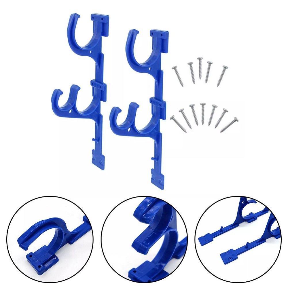 Practical Pool Pole Hanger Holder Hook Perfect Solution for Pool Storage