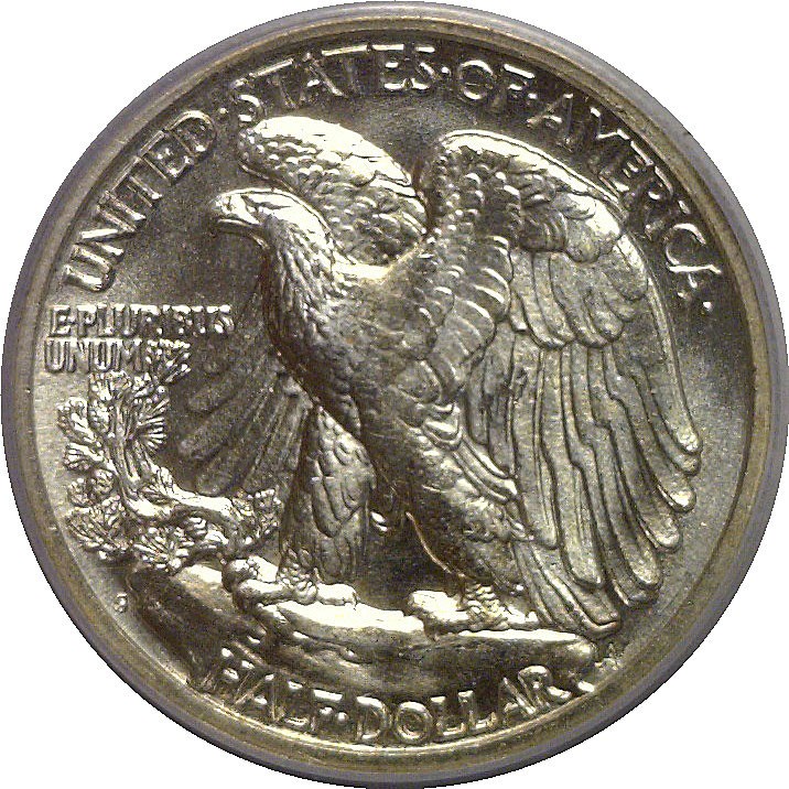 1942-S Walking Liberty Half Dollar PCGS MS-65 CAC