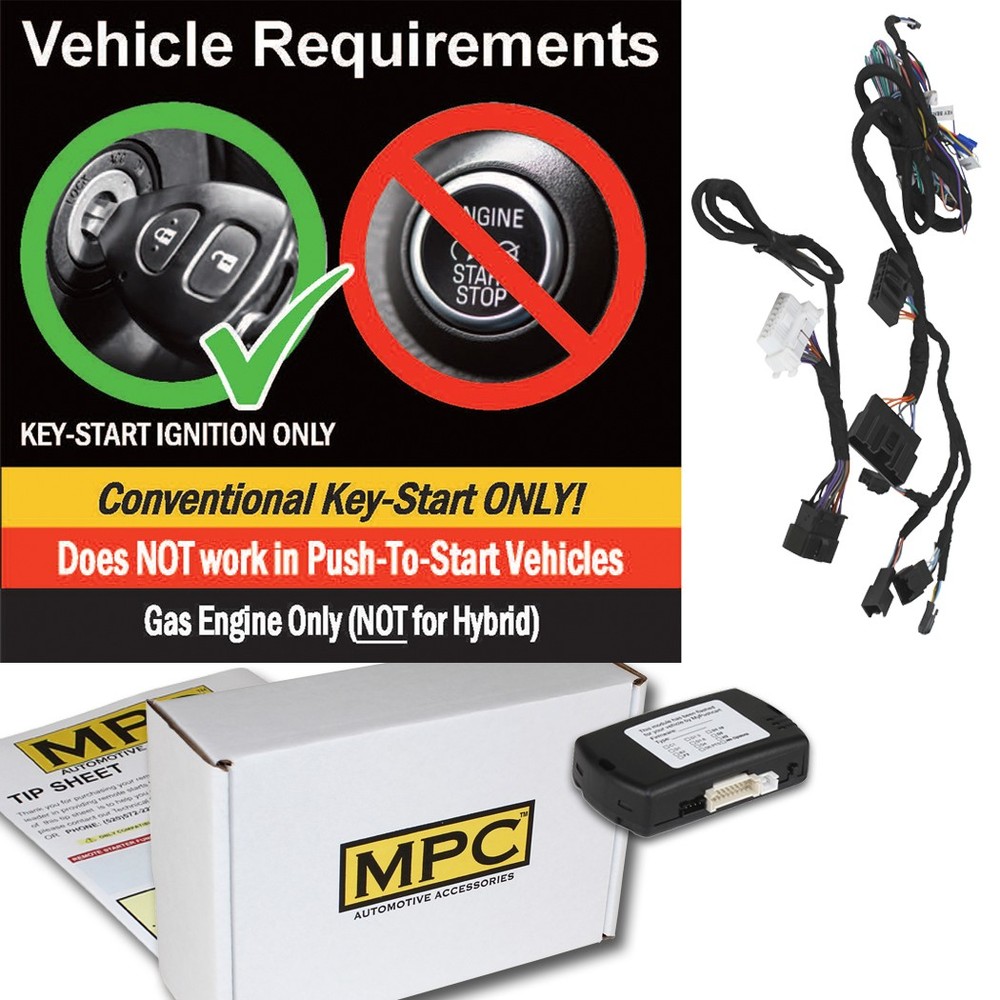 Plug & Play Factory Remote Activated Remote Start Kit For 2011-2014 Ford Edge