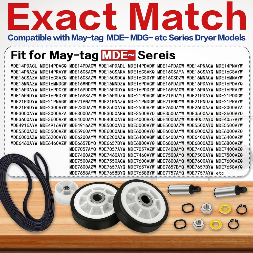 Upgraded Dryer Repair Kit Rollers