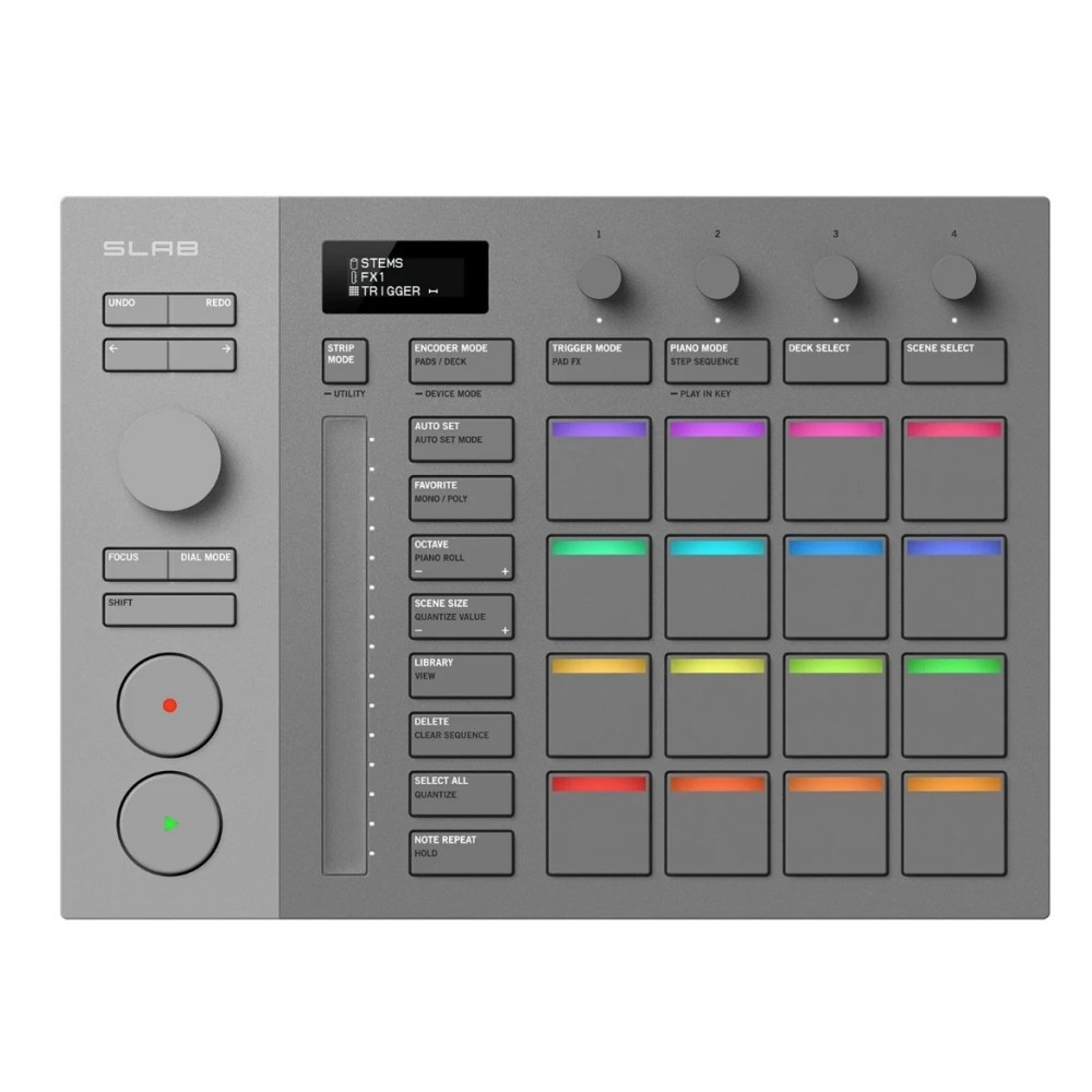 ALPHATHETA SLAB Music Production Controller Optimized for Serato Studio