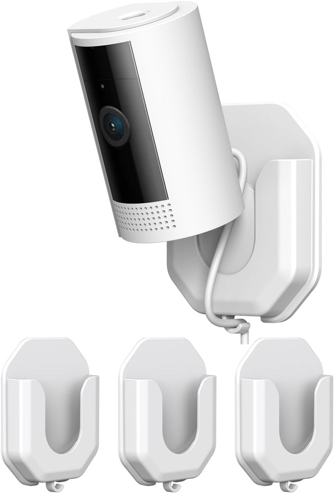 3 Pack Ring Indoor Camera No Drill No Screws Wall Mount Bracket Compatible with