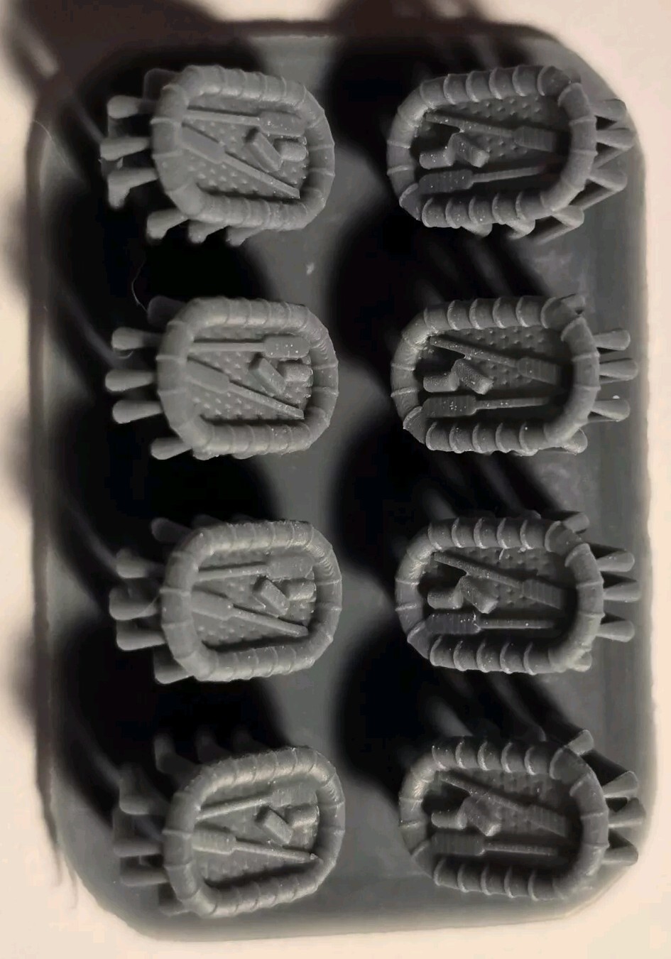 1/350 US Navy Oval Rafts x 8 3D Printed