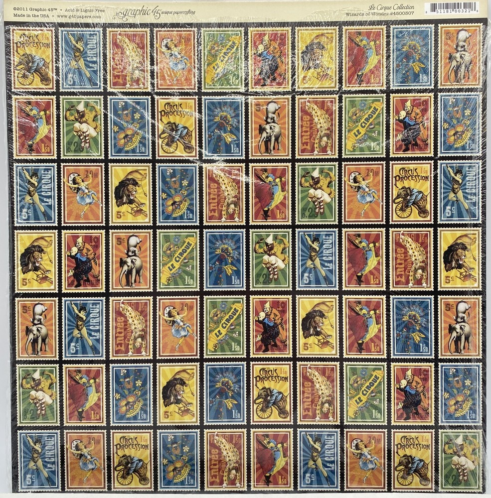 Graphic 45 - Le Cirque Collection  - Your Choice