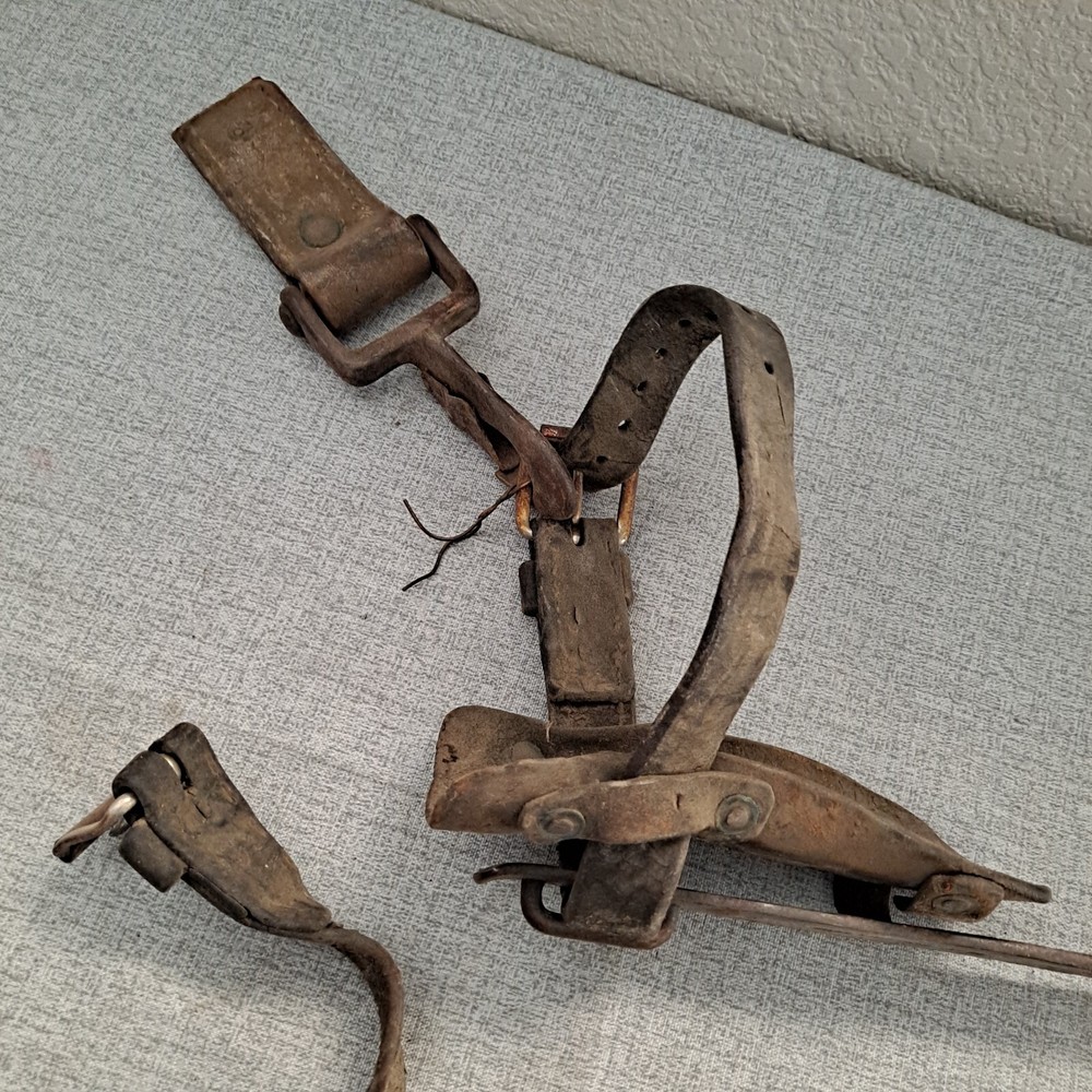 Vintage KLEIN TOOLS TREE CLIMBERS SET Tree Climbing Spikes