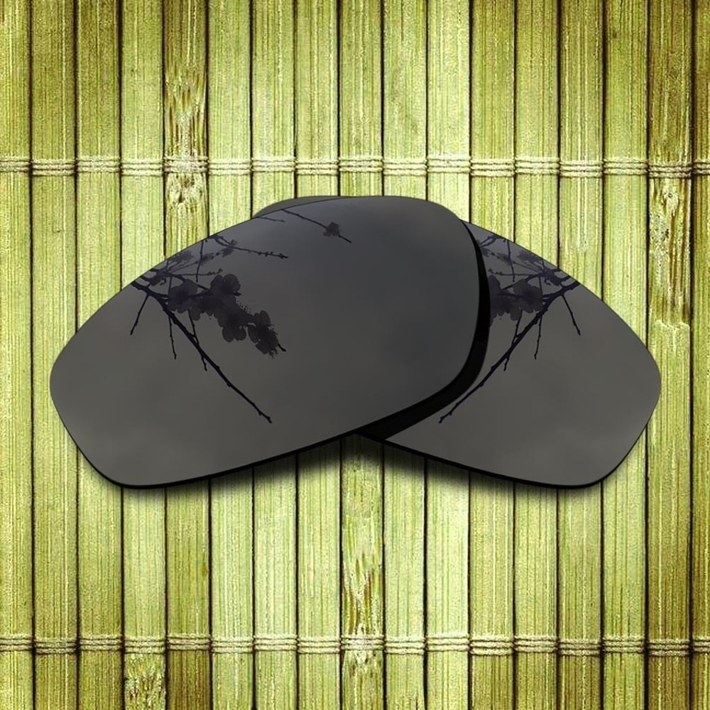 Black&Silver Replacement Lens for-Oakley Encounter Polarized