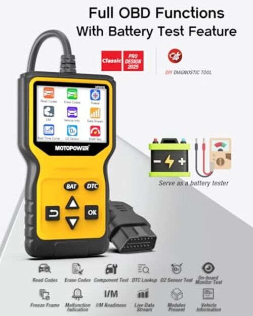 MP69033 Pro OBD2 Scanner Code Reader Check Engine Fault Light Diagnostic Scan
