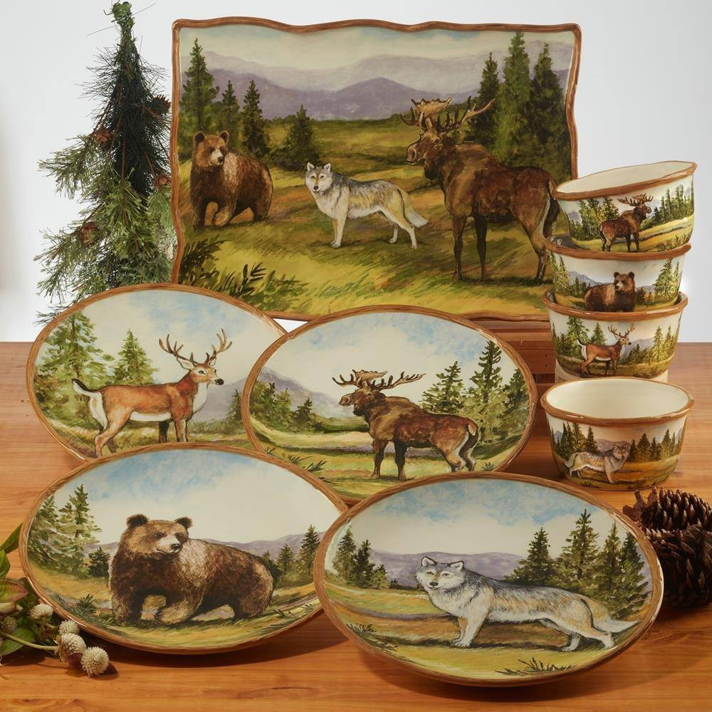 Mountain Summit 12.75 In. 115.03 Fl. Oz. Assorted Colors Earthenware Serving Bow