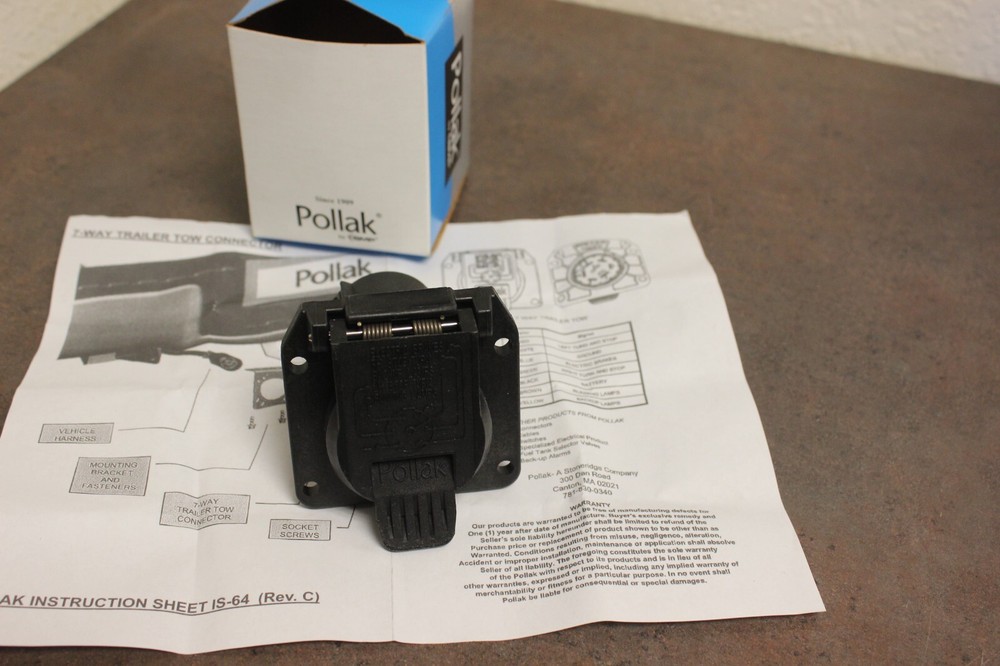 Pollak 7-Way RV Socket/Plug #11-893P