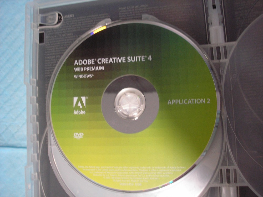 Adobe Creative Suite 4 CS4 WEB Premium For Windows Full Retai DVD Version