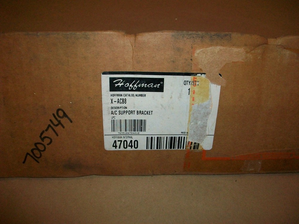 Hoffman AC Support Bracket X-ACB8 NEW IN BOX