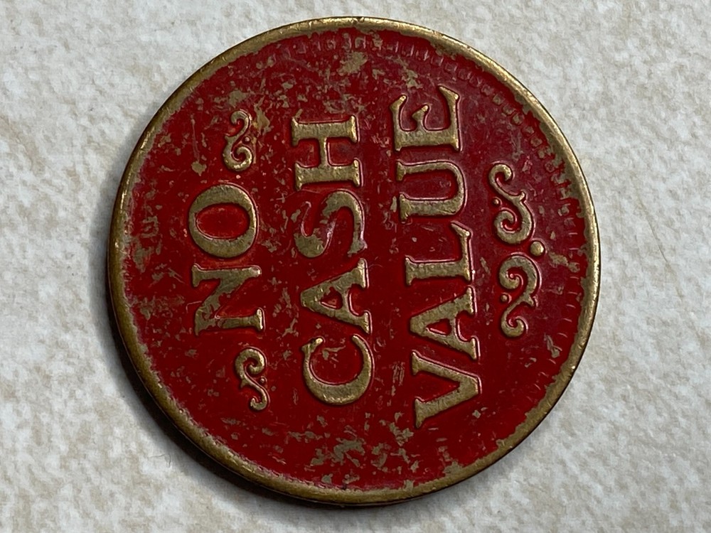 Wizard Red Arcade Game Token T7903