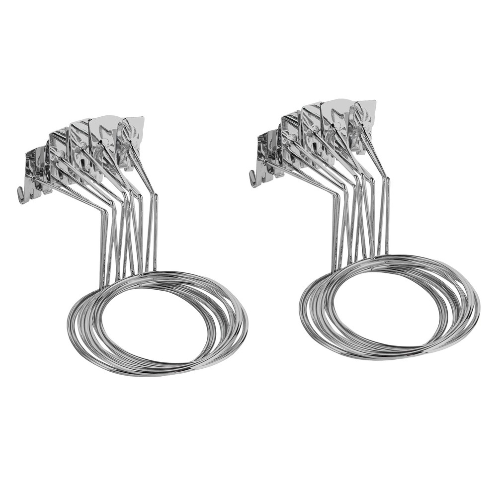 24pcs Hat Racks, Hat Hanger Gridwall Hooks, Slat Panels Cap Rack Retails Display