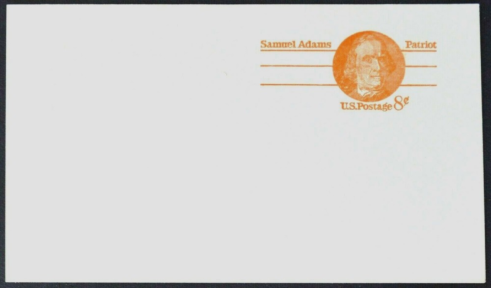 1973 US Sc. #UX66 postal card, 8 cent, mint, sharp corners, excellent shape