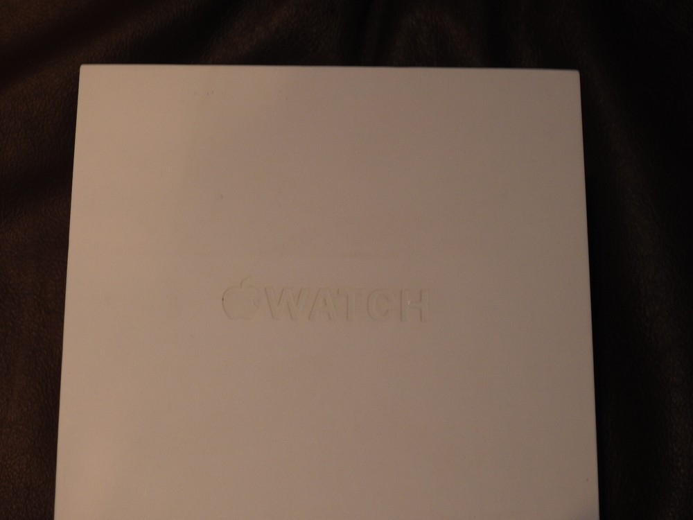 1ST GEN APPLE WATCH Model A1554 BOX EMPTY, BOX ONLY MANUAL SLEEVE- ALSO EMPTY