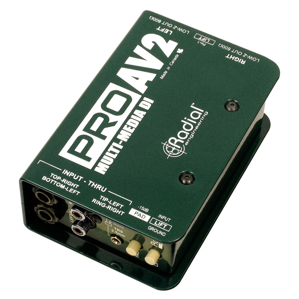 Radial ProAV2 2-Channel Passive A/V Direct Box