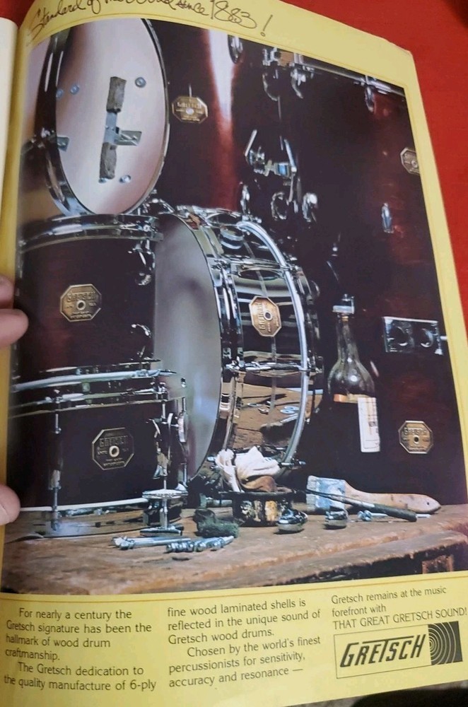 Peter Criss KISS Modern Drummer 1981 Rare