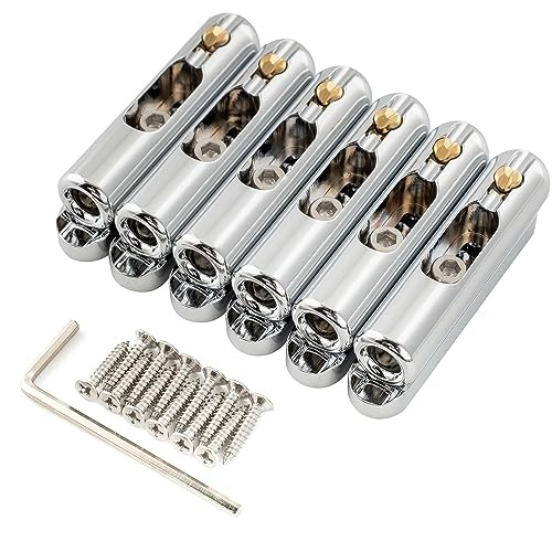 Ultra Full Solid Brass Non-tremolo Bridge Individual Single String Bridge