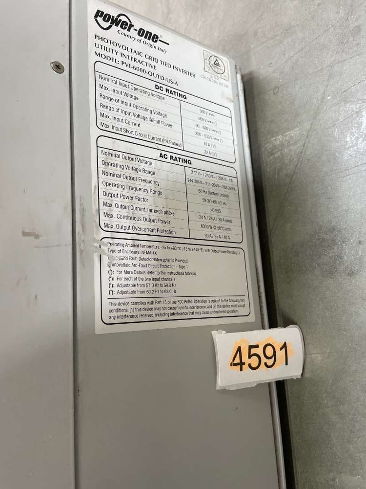 Power-One SPR-6001P-TL Inverter Controller Module