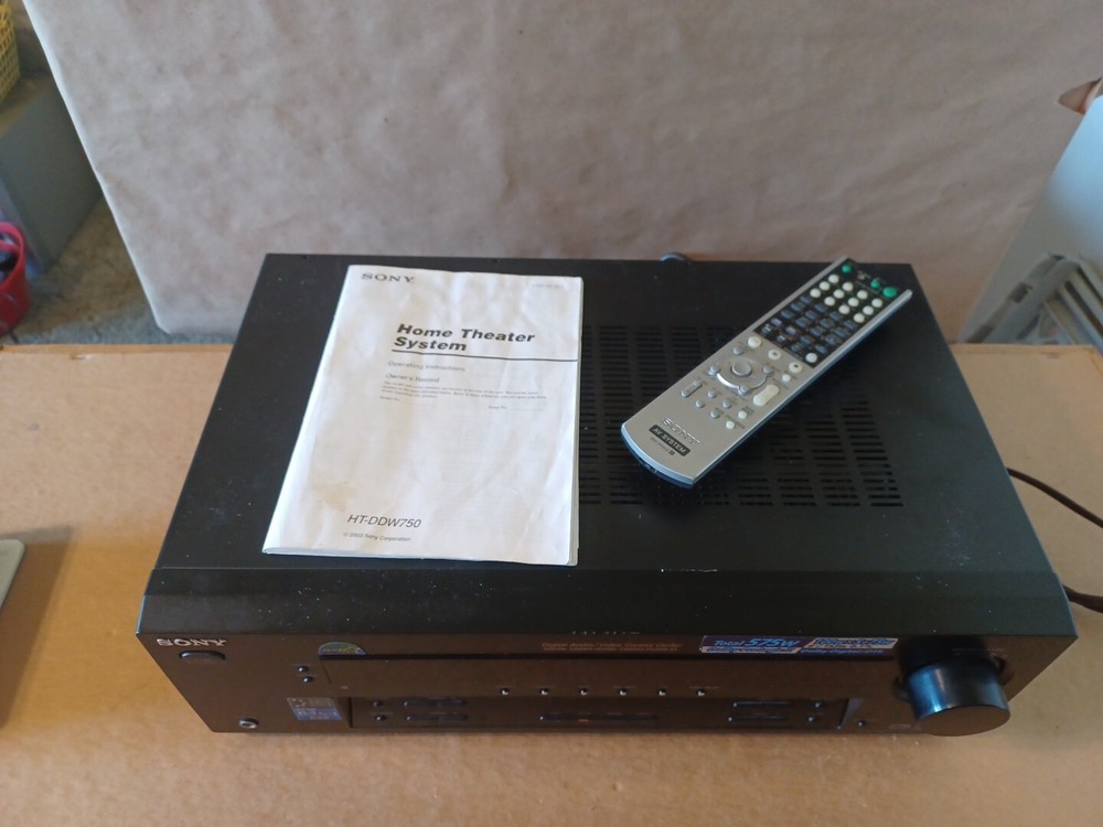 Sony Dolby Prologic II With Remote And Instructions. Tested