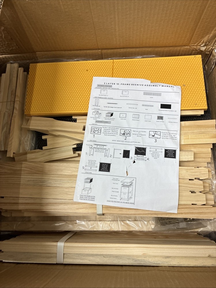 BeeHive Unwaxed 10-frame 2 Layers