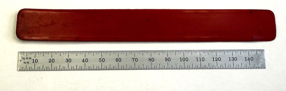 STARRETT # C331 6" TEMPERED RULE MADE USA