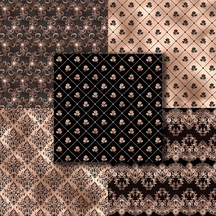 VICTORIAN ROSE GOLD - Paper Pack