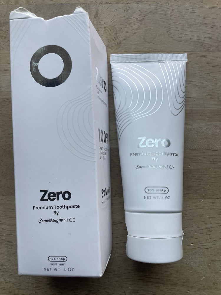 Zero Premium Toothpaste by Dentist Recommended Soft Mint Flavored BOX Damage