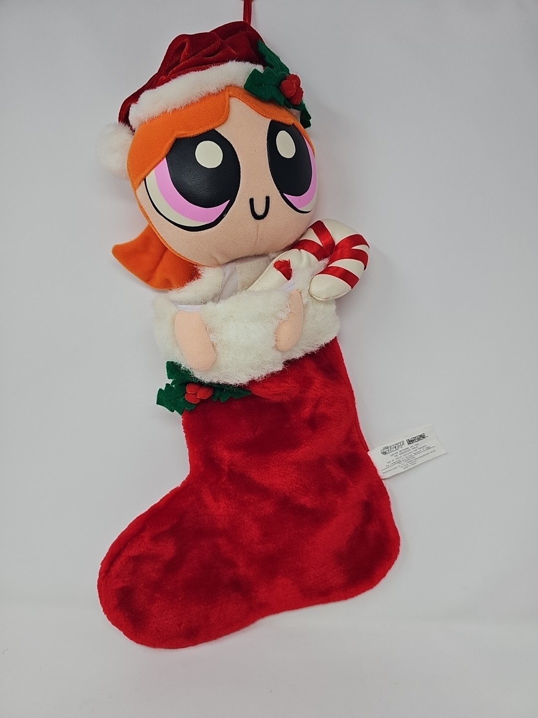 VTG Powerpuff Girls Christmas Stocking Buttercup Cartoon Network 2000s Nostalgia