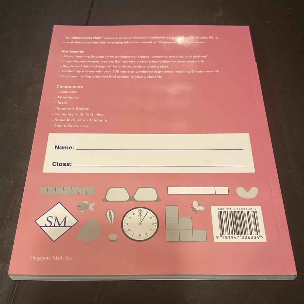Dimensions Math Workbook 3B (Trade Paperback)