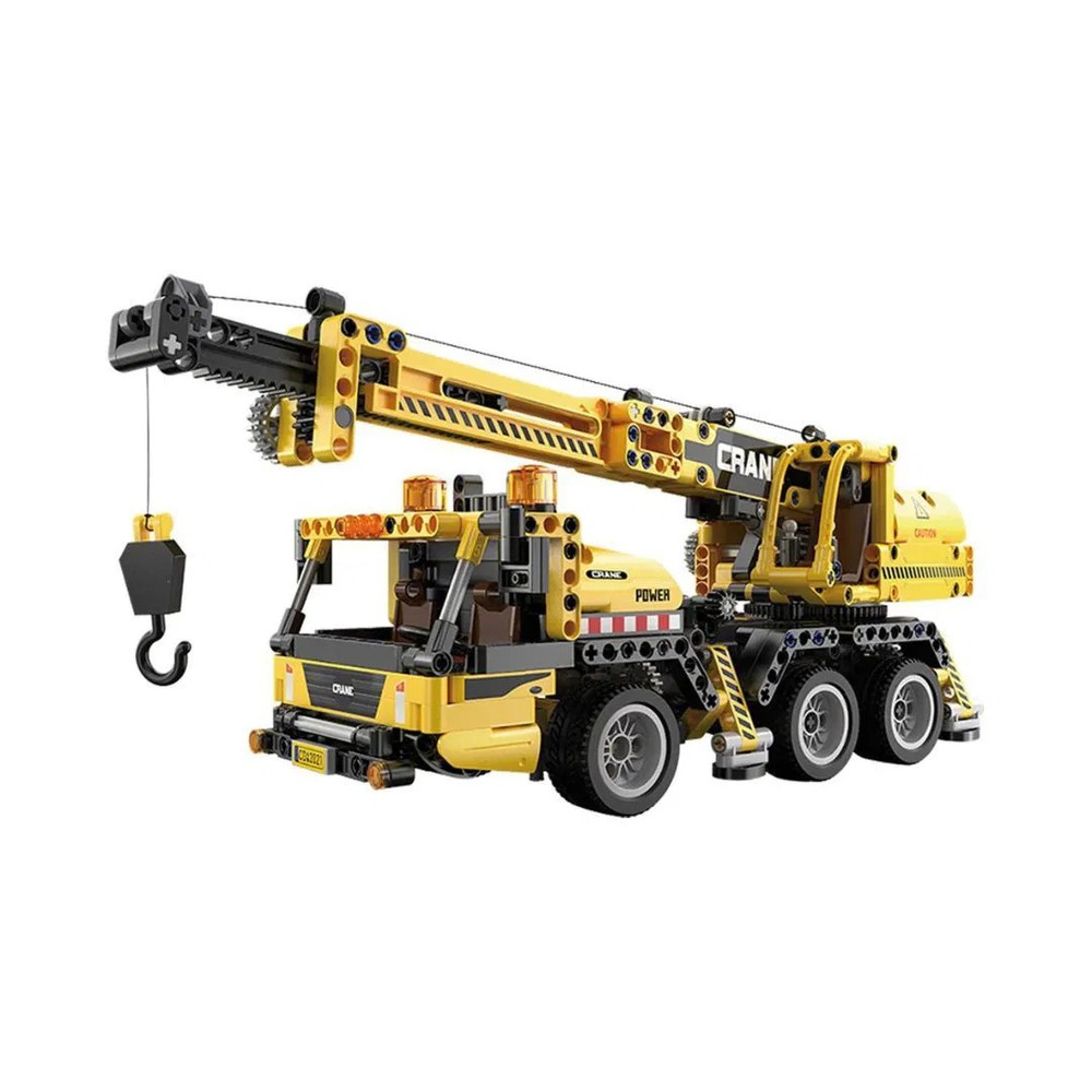 CaDA Mobile Crane Building Set � 658 Pcs Construction Vehicle Model Kit