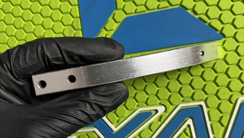 SHOCKTECH PAINTBALL MARKER DROP FORWARD RAIL + SCREWS -PAINTBALL -SILVER IMPULSE