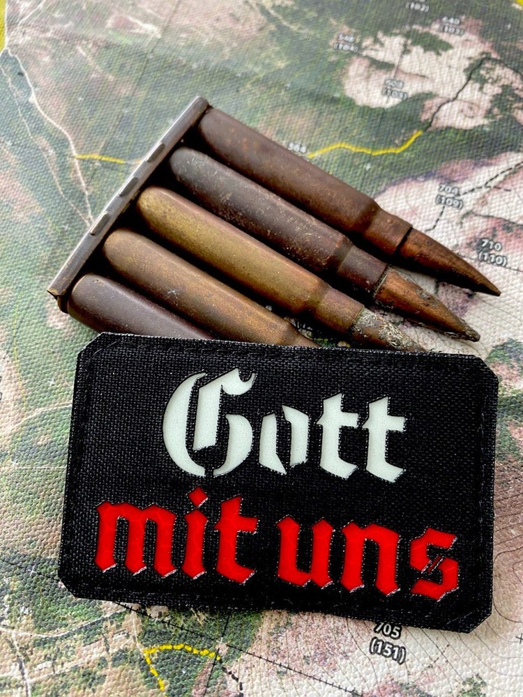 Tactical military morale patch "Gott mit uns"