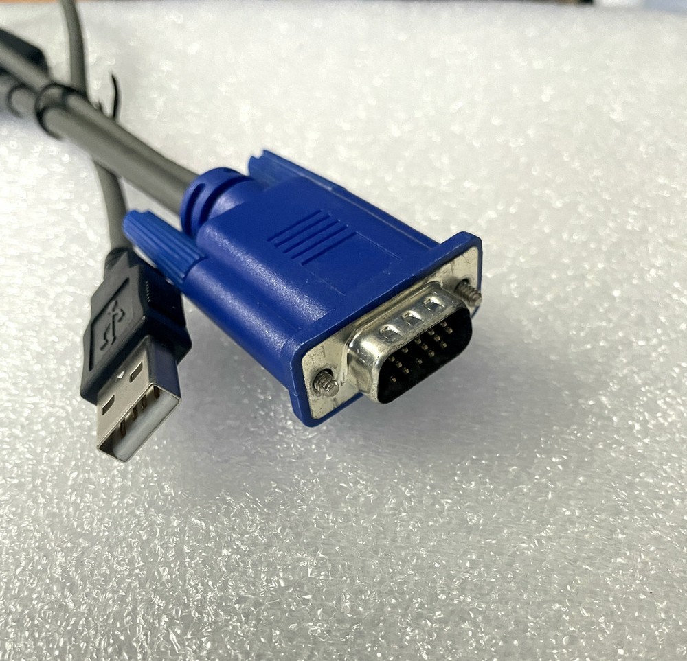 1pc Avocent DSRIQ-USB DSR USB KVM Switch Server Module cable (Black)