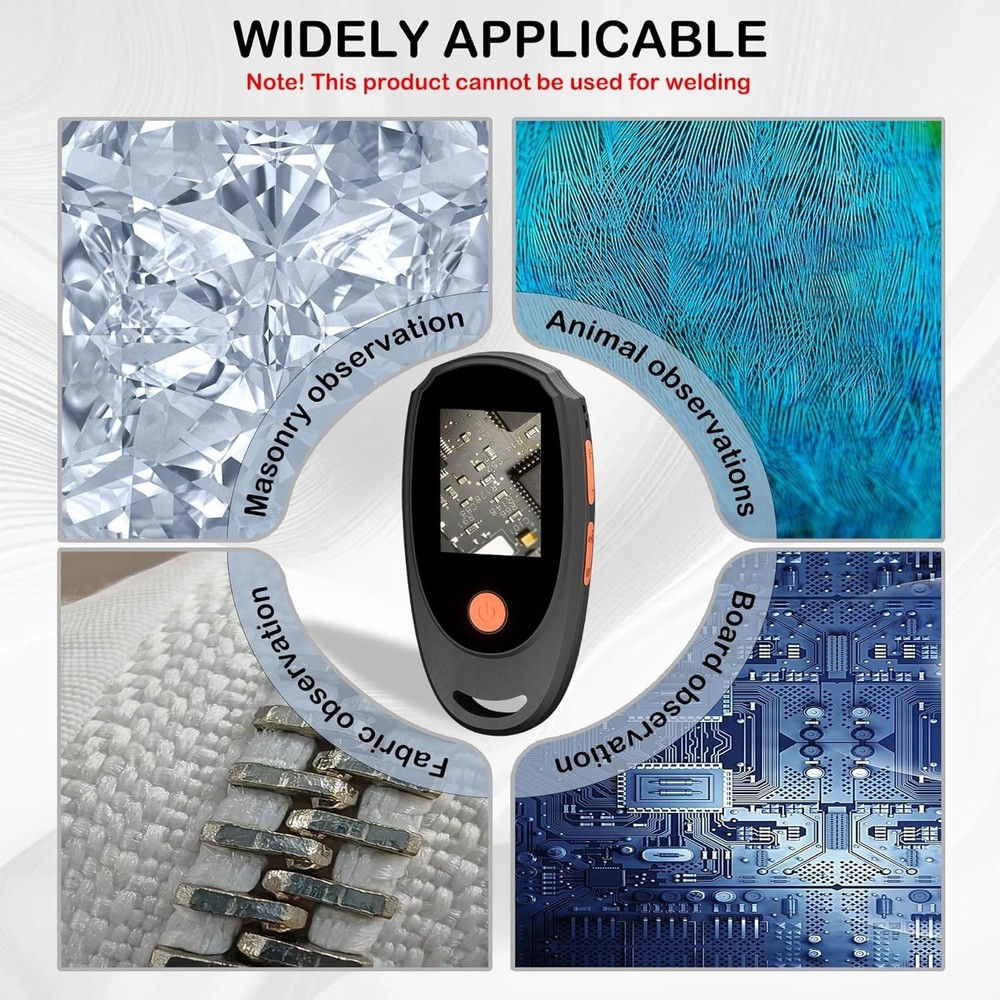 Handheld Digital Microscope with 2.0 Inch IPS Color Screen, Portable Magnifyi...