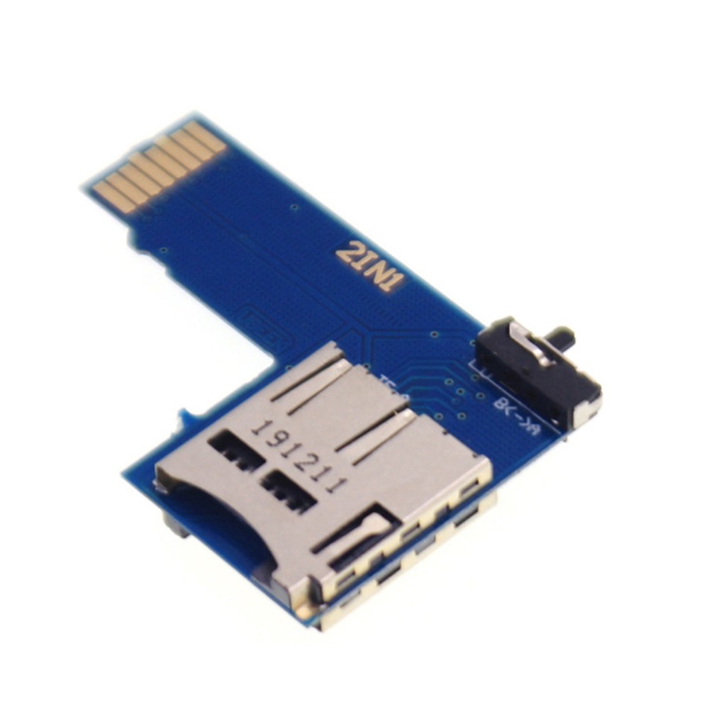 Dual System Dual TF Card Adapter Memory Board for Raspberry Pi 4B/3B+/3B/ Zero W
