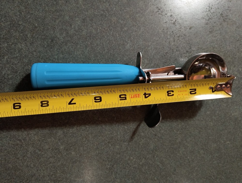 NSF Ice Cream Cookie Scoop #24 Blue Handle