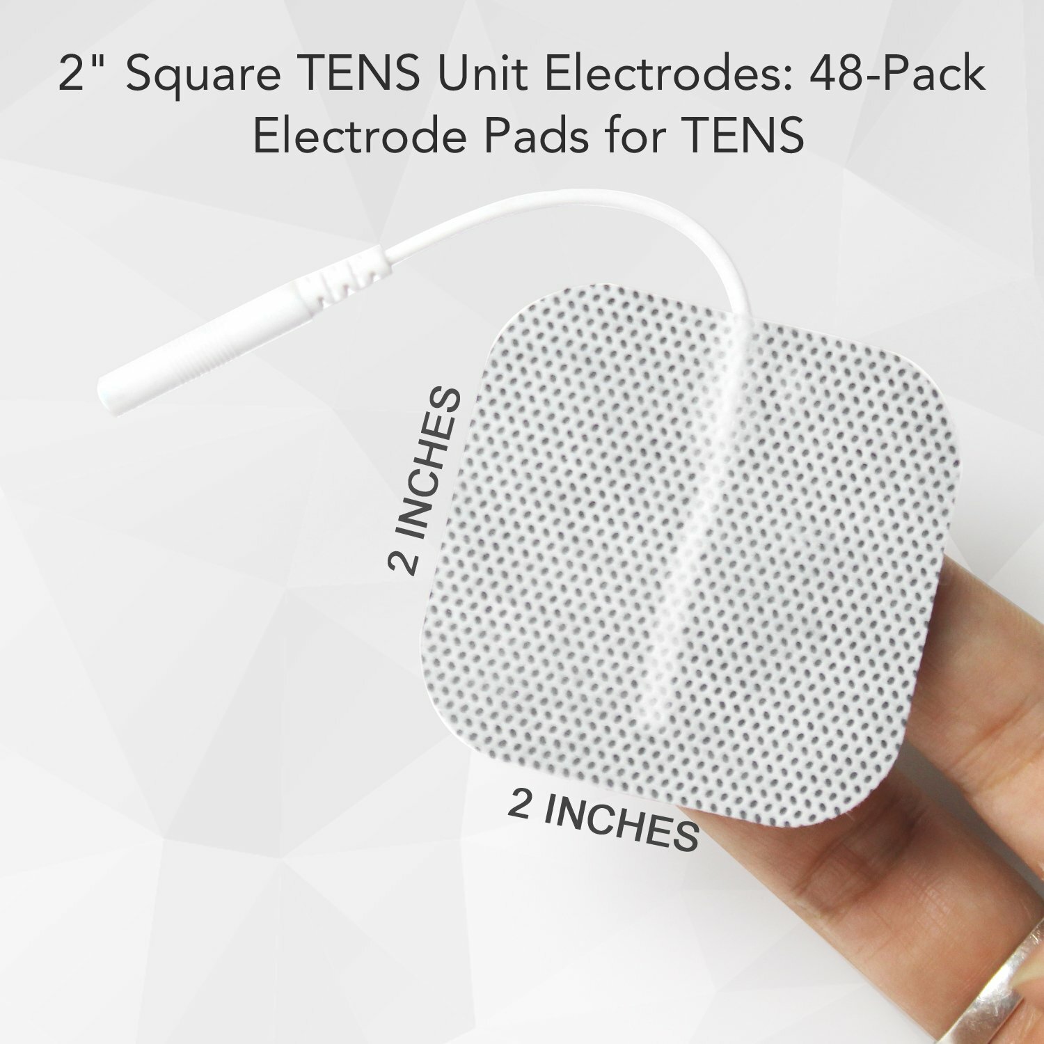 40 TENS Electrode Pads EMS Replacement Unit 7000 3000 2x2 Muscle Stimulator BULK