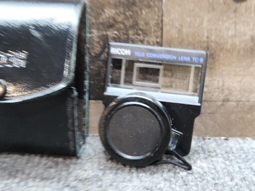 Ricoh Tele Conversion Lens TC 9 w/ Case Retro Camera Setup