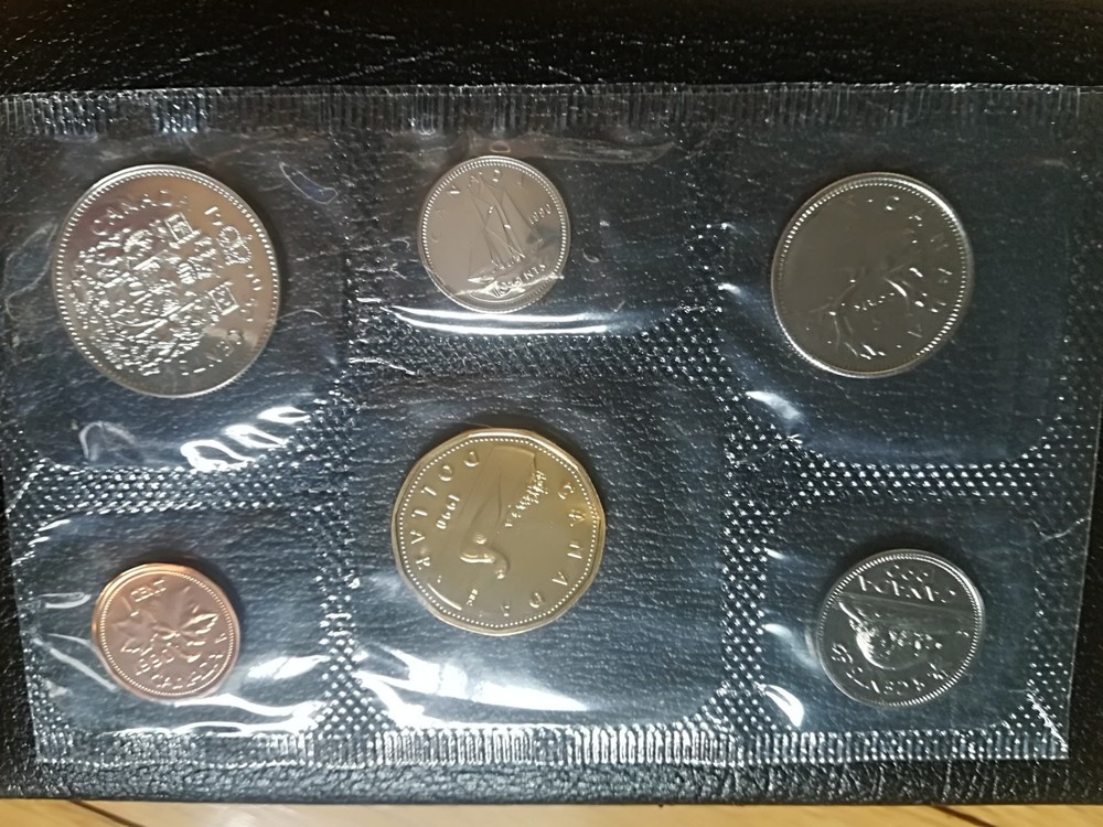 1990 Canada PL RCM Set (6 Coins UNC.)