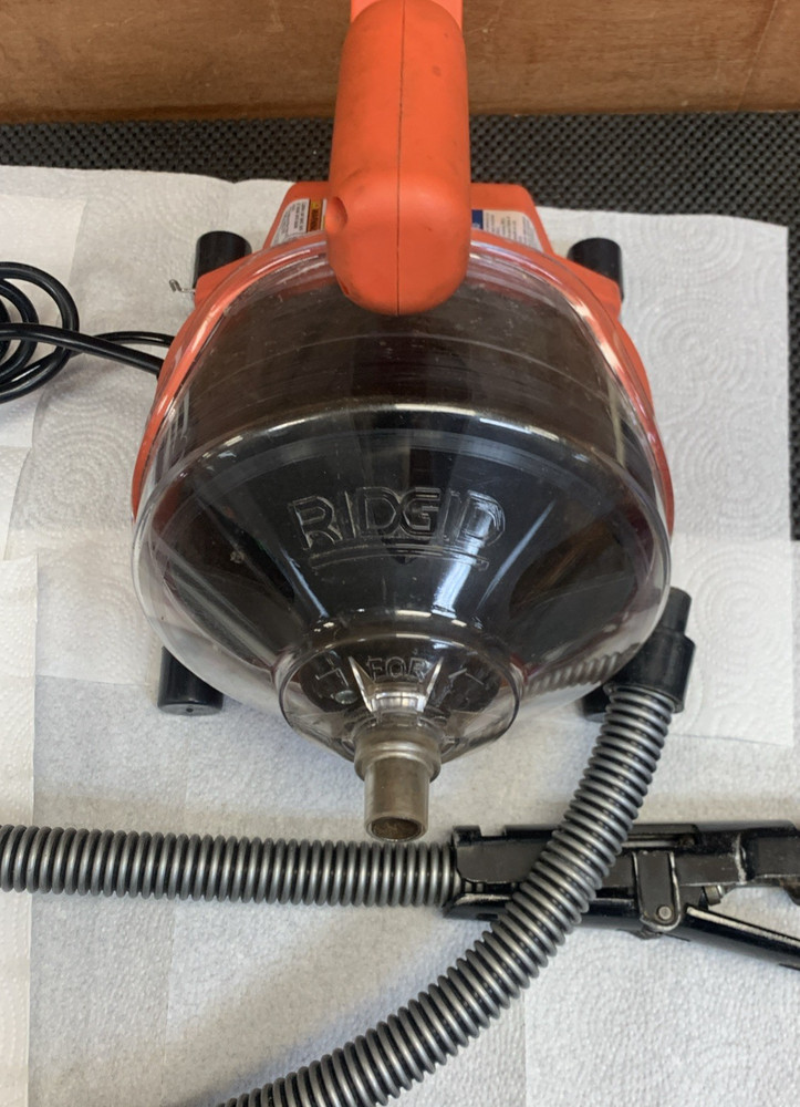 RIDGID PowerClear Drain Cleaning Machine - Red/Black (b1)