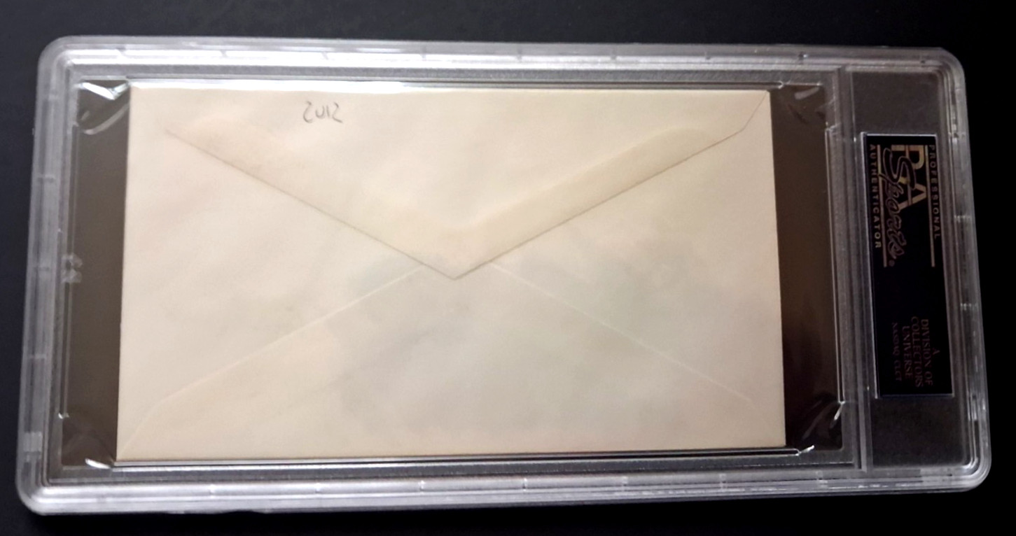 Angela Lansbury Signed FDC Envelope - PSA/DNA Authenticated / Encapsulated