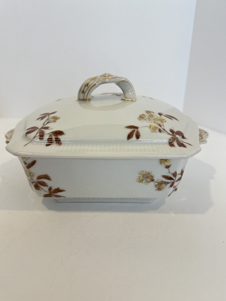 Antique C.H.Fields Haviland Limoges Depose Medium Covered Dish Serving