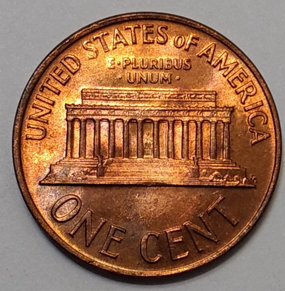 1968-S Lincoln Cent Mint State ~ Toned ~ RB