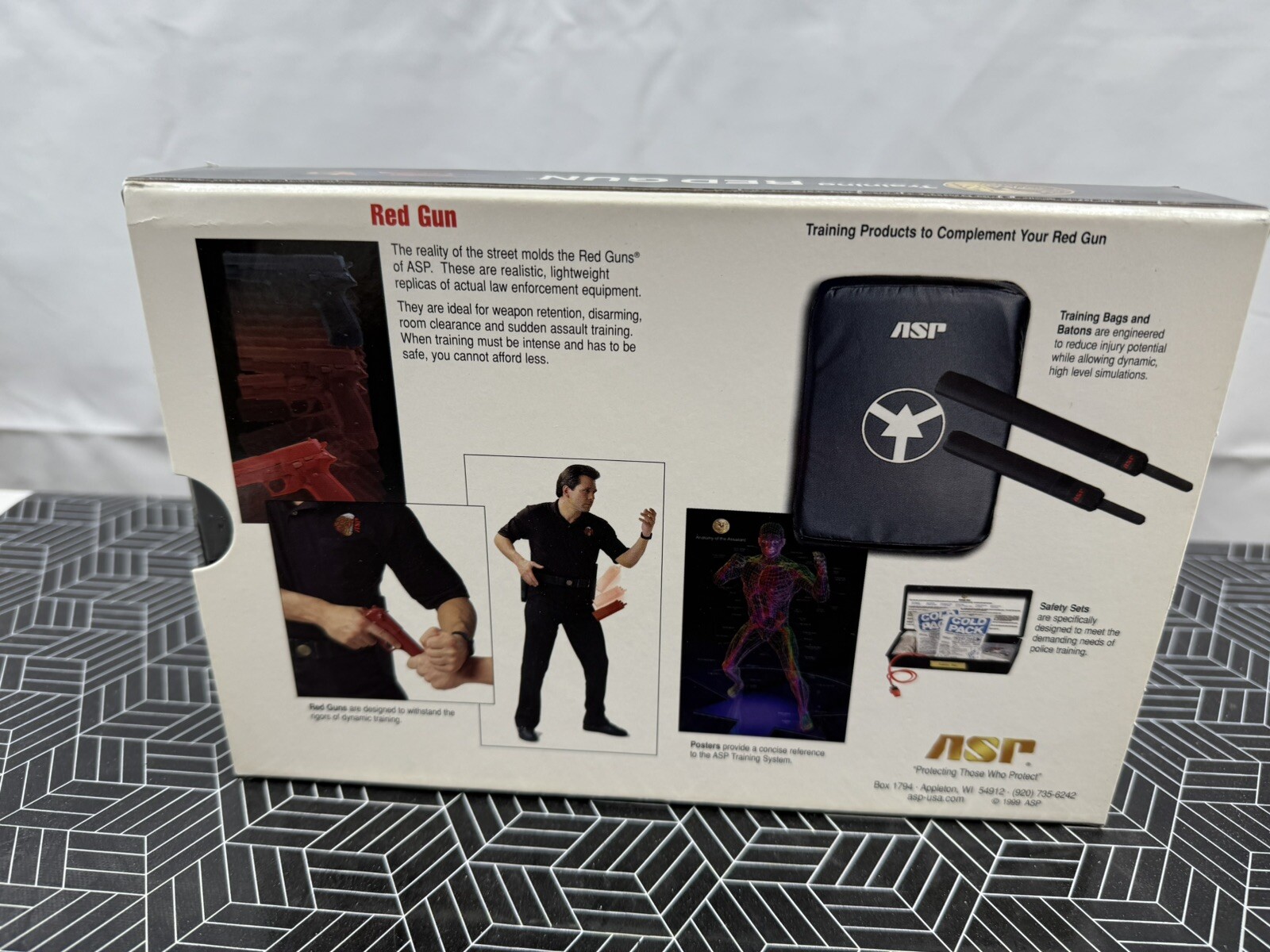 New From 1999! ASP 7301 Red Gun Practice Simulation Training Aid Beretta 9mm